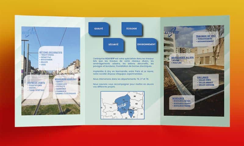 Flyer Eco BTP intérieur