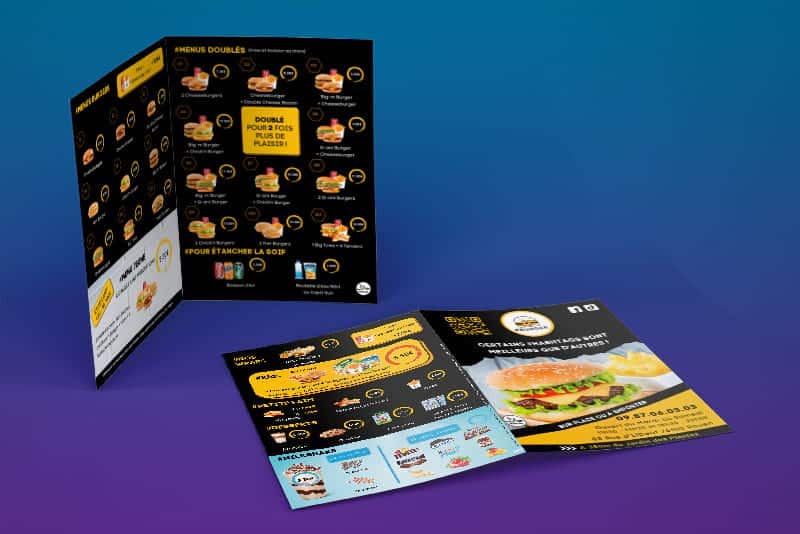 mockup #burger flyer