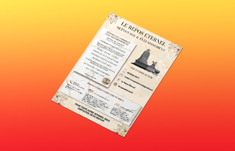 Flyer A5 - Le Repos Eternel