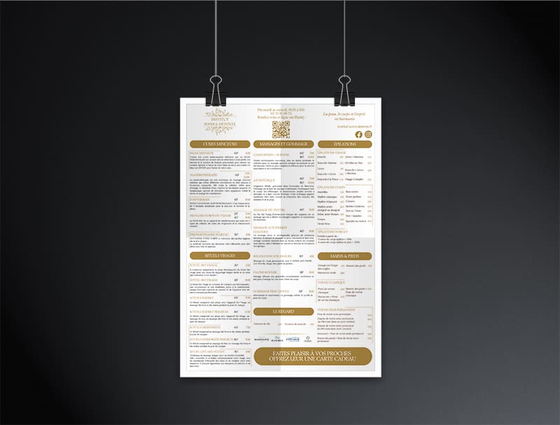 mockup affiche institut